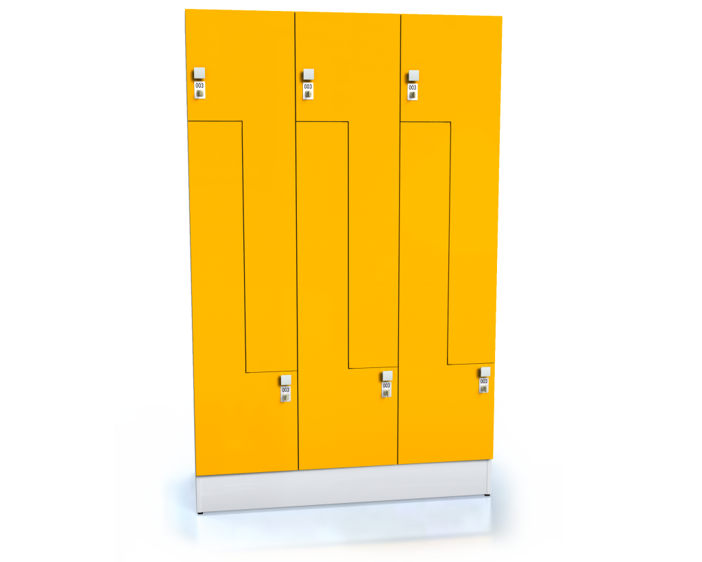 Premium lockers Z-shaped doors ALFORT AD 1920 x 1200 x 520